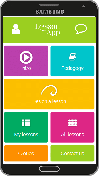 LessonApp a tool to plan lessons