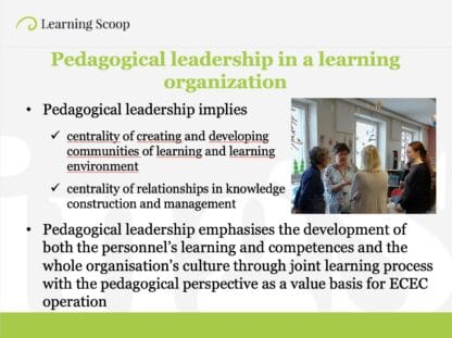 Pedagogical leadership online course for kindergarten and ecec leaders